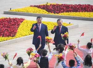 CHINA-BEIJING-XI JINPING-VIETNAM-TO LAM-CONVERSACIONES