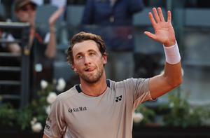 ITALIA-ROMA-TENIS-ATP-INDIVIDUALES MASCULINOS-SEMIFINALES-CASPER RUUD VS LUCIANO DARDERI