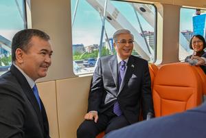KAZAJISTAN-ASTANA-SISTEMA DE TREN LIGERO-OPERACION
