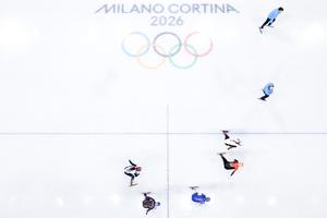 ITALIA-MILAN-JUEGOS OLIMPICOS DE INVIERNO-PATINAJE DE VELOCIDAD EN PISTA CORTA-500 M FEMENINOS-FINALES