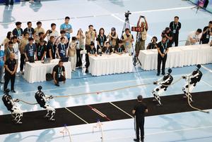 CHINA-BEIJING-JUEGOS MUNDIALES DE ROBOTS HUMANOIDES