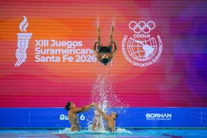 ARGENTINA-ROSARIO-JUEGOS SURAMERICANOS-NATACION ARTISTICA