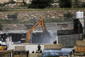 MEDIO ORIENTE-CISJORDANIA-HEBRON-DEMOLICION