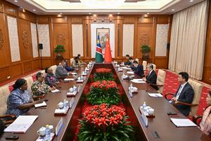 CHINA-BEIJING-WANG YI-NAMIBIA-CONVERSACIONES