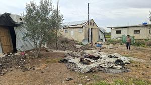 SIRIA-DARAA-CONFLICTO REGIONAL-FRAGMENTOS CAIDOS