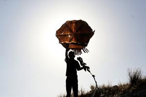 MEDIO ORIENTE-CISJORDANIA-NAPLUSA-FESTIVAL DE COMETAS