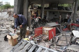 LIBANO-NABATIEH-ATAQUES AEREOS ISRAELIES-SECUELAS