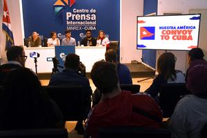 CUBA-HABANA-CONVOY NUESTRA AMERICA