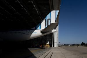 ARGENTINA-EZEIZA-COPA MUNDIAL DE LA FIFA 2026-SELECCION NACIONAL DE FUTBOL-AVION