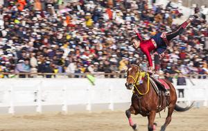 CHINA-XIZANG-LHASA-AÑO NUEVO TIBETANO-ESPECTACULOS ECUESTRES