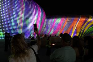 REPUBLICA DE COREA-SEUL-ESPECTACULO DE LUCES