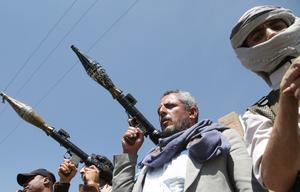 YEMEN-SANA-HUTIES-MANIFESTACION ARMADA