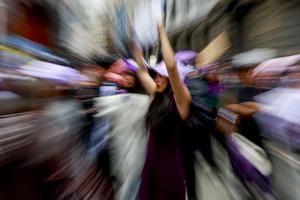 ECUADOR-QUITO-DIA INTERNACIONAL DE LA MUJER