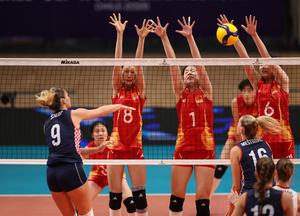 CHILE-SANTIAGO-VOLEIBOL-CAMPEONATO MUNDIAL SUB-17 FEMENINO-CUARTOS DE FINAL-CHINA VS CROACIA