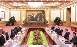 CHINA-BEIJING-XI JINPING-KMT-CHENG LI-WUN-REUNION