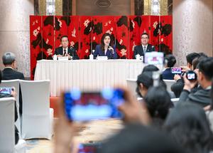 CHINA-BEIJING-KMT-CONFERENCIA DE PRENSA