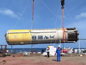 (EyesOnSci) CHINA-LONG MARCH-10 CARRIER ROCKET-RETRIEVED FROM SEA (CN)