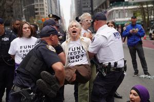 EEUU-NUEVA YORK-PROTESTA CONTRA LA GUERRA