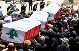 LIBANO-NABATIEH AL-FAWQA-ATAQUES AEREOS ISRAELIES