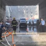 CHINA-FUJIAN-JINJIANG-INCENDIO EN FABRICA DE CALZADO