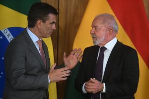 BRASIL-BRASILIA-BOLIVIA-LULA DA SILVA-PAZ-REUNION