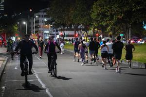 COLOMBIA-BOGOTA-CICLOVIA NOCTURNA
