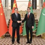 TURKMENISTAN-ASJABAD-PRESIDENTE-CHINA-DING XUEXIANG-REUNION