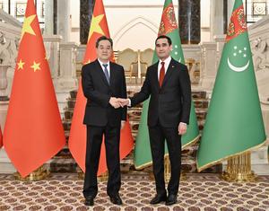 TURKMENISTAN-ASJABAD-PRESIDENTE-CHINA-DING XUEXIANG-REUNION