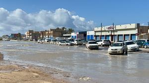 LIBIA-TRIPOLI-LLUVIAS-INUNDACION