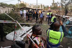 GHANA-TEMA-ACCIDENTE DE AVION