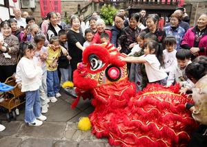 CHINA-CHONGQING-ACTIVIDADES DE CULTURA FOLCLORICA