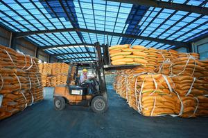 CHINA-GUIZHOU-FERROCARRIL WENG'AN-MACHANGPING-FERTILIZANTES-TRANSPORTE