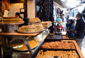 SIRIA-DAMASCO-EID AL-FITR-MERCADO