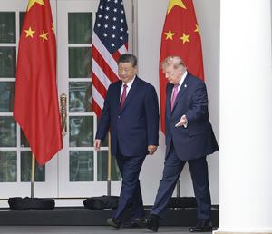 EEUU-CHINA-XI JINPING-VISITA DE ESTADO-TRUMP-CEREMONIA DE BIENVENIDA