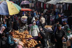 MEDIO ORIENTE-CIUDAD DE GAZA-EID AL-FITR-PREPARATIVOS