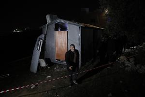 MEDIO ORIENTE-CISJORDANIA-HEBRON-CAIDA DE METRALLA