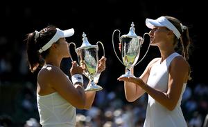 REINO UNIDO-LONDRES-TENIS-WIMBLEDON-DOBLES FEMENINOS-FINAL