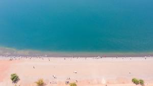 CHINA-YUNNAN-YUXI-LAGO FUXIAN-PAISAJE PRIMAVERAL-TURISMO