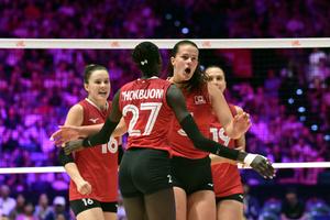 CHINA-HONG KONG-VOLEIBOL-LIGA DE NACIONES-FEMENINO-CANADA VS REPUBLICA DOMINICA