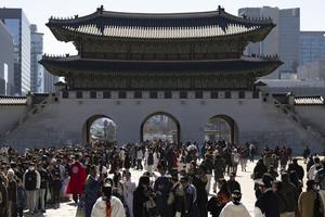 REPUBLICA DE COREA-SEUL-PALACIO GYEONGBOKGUNG-TURISMO