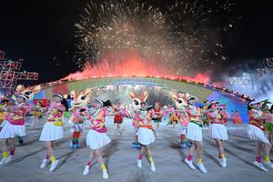 CHINA-HAINAN-SANYA-JUEGOS ASIATICOS DE PLAYA-CEREMONIA DE APERTURA