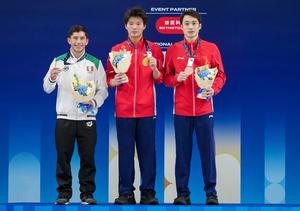 CHINA-BEIJING-CLAVADOS-COPA DEL MUNDO DE WORLD AQUATICS-SUPERFINAL-PLATAFORMA 10M MASCULINA