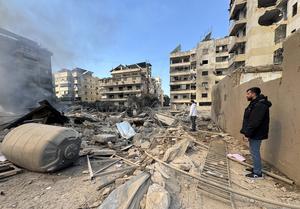 LIBANO-BEIRUT-ATAQUES AEREOS ISRAELIES-SECUELAS