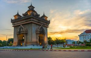 LAOS-VIENTIAN-VISTA DE LA CIUDAD