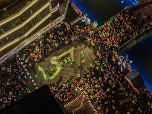 CHINA-ZHEJIANG-JIANDE-CELEBRACION DEL FESTIVAL DE LAS LINTERNAS