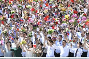 RPDC-PYONGYANG-CHINA-XI JINPING-VISITA DE ESTADO-LLEGADA-BIENVENIDA