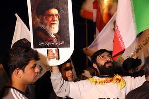 IRAK-BAGDAD-EEUU-IRAN-CESE AL FUEGO-CELEBRACION