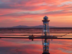 CHINA-HEILONGJIANG-FUJIN-RESPLANDOR DEL ATARDECER