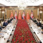 RPDC-PYONGYANG-CHINA-XI JINPING-KIM JONG UN-CONVERSACIONES