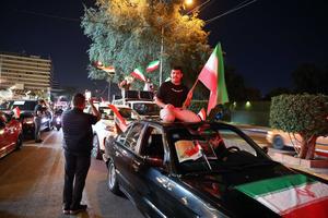 IRAK-BAGDAD-EEUU-IRAN-CESE AL FUEGO-CELEBRACION